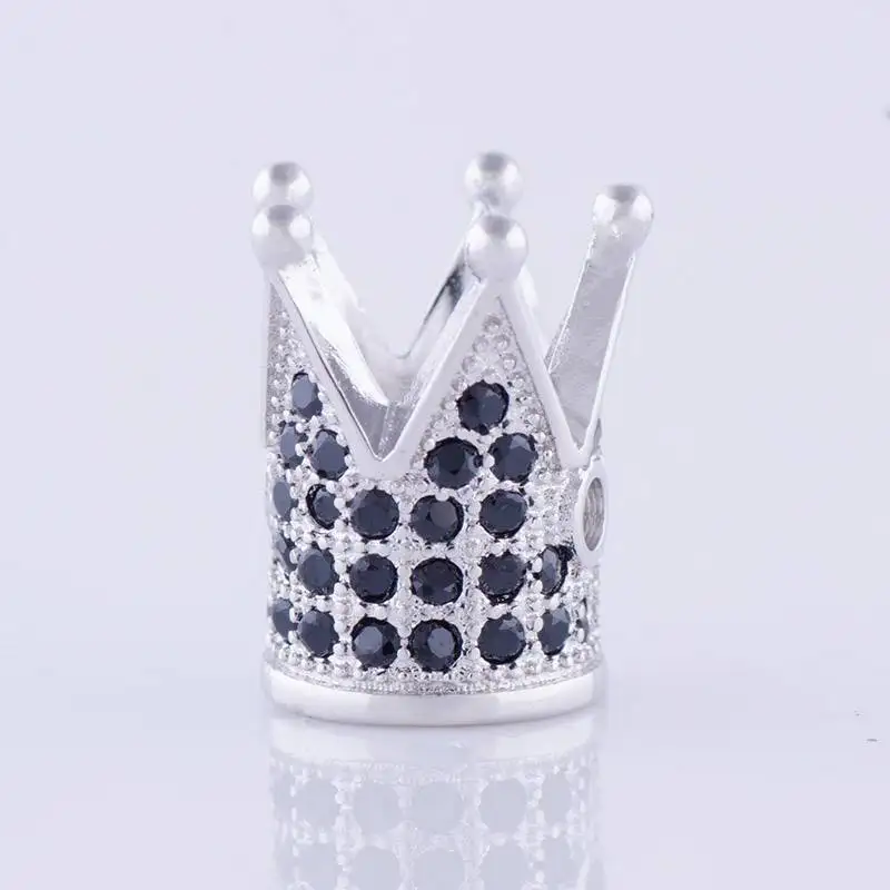 Корона Бусины оптом 10 шт./лот высокое качество Медь Металл микро проложить