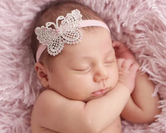 2020 высшего для маленьких девочек Бабочка повязка на голову Детские комплекты