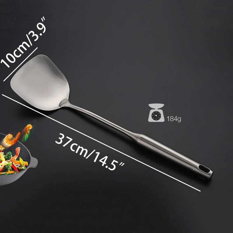 6pcs Kitchenware Gadget Cooking Tools Stainless Steel Cookware set Kitchen Utensils Long Cook Colander Spatula Shovel Rice Spoon | Дом и сад