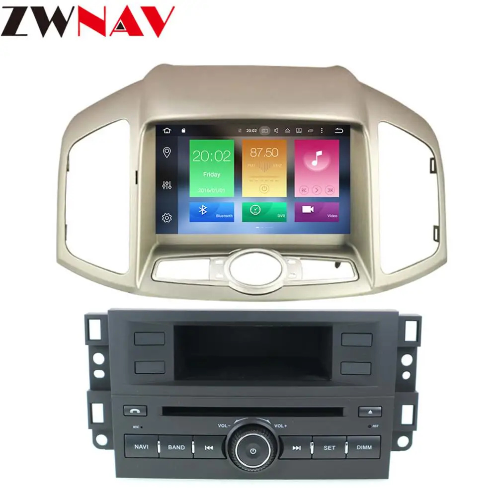 Автомобильный DVD-плеер с восьмиядерным процессором Android 8 0 для CHEVROLET CAPTIVA 2012 2013 2014
