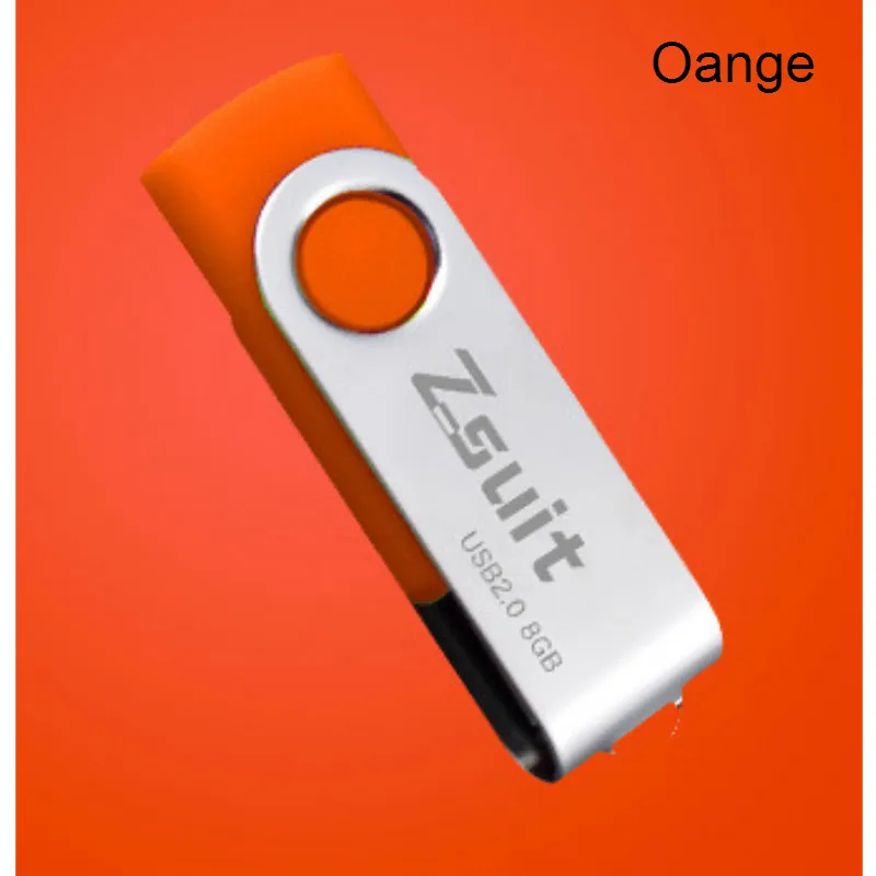 Металлический поворотный флеш накопитель OTG USB 2 0 с логотипом на заказ флешка 4 ГБ 8