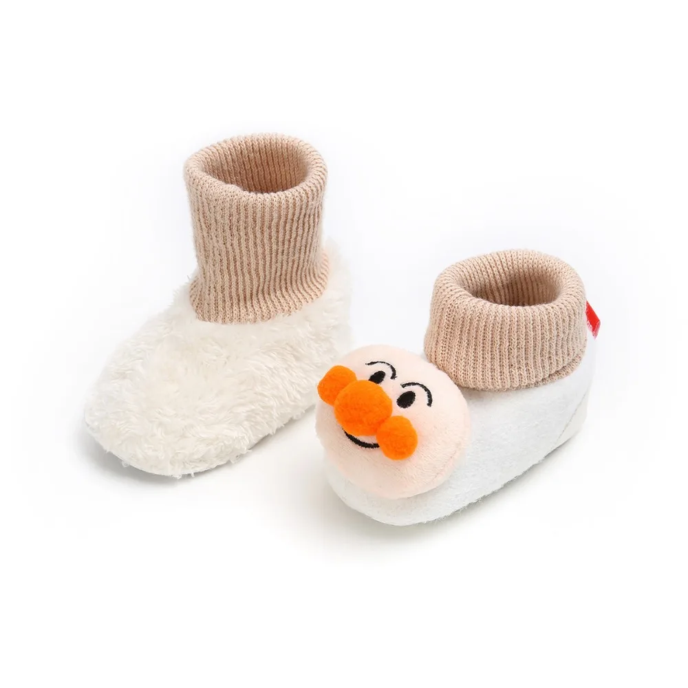 

Winter Cute Cat Animal Style Baby Boots Fleece Worm Cotton-padded Shoes Baby Booties Wholesale 0-18 Month Infant Toddler Shoes
