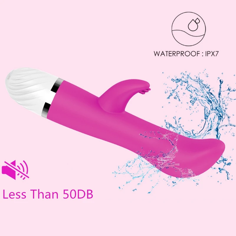 Фаллоимитатор кролик вибратор для женщин двойной вибрации силиконовый