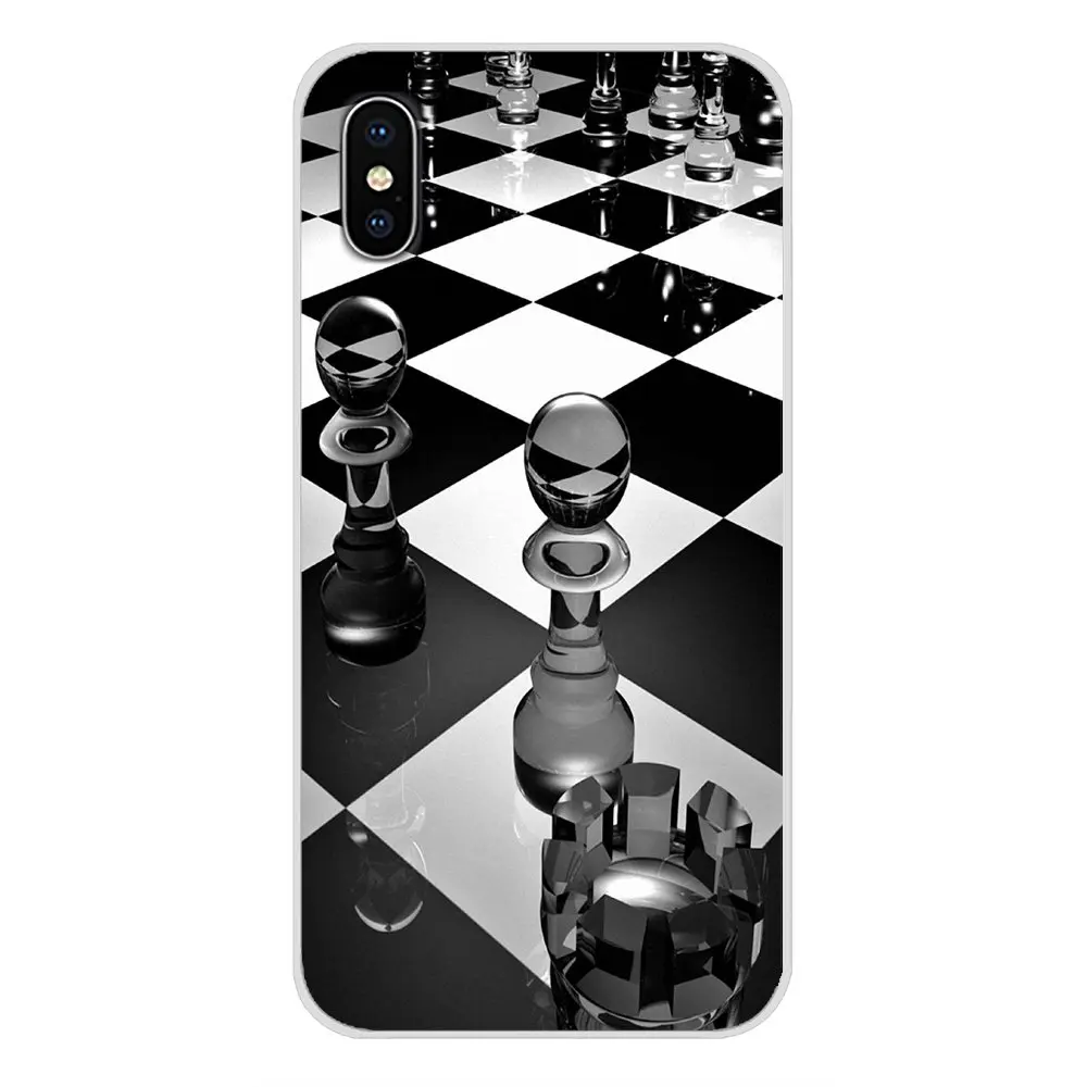 World Art International Chess силиконовый чехол для телефона Apple iPhone X XR XS MAX 4 4S 5 5S 5C SE 6 6S 7 8 Plus ipod