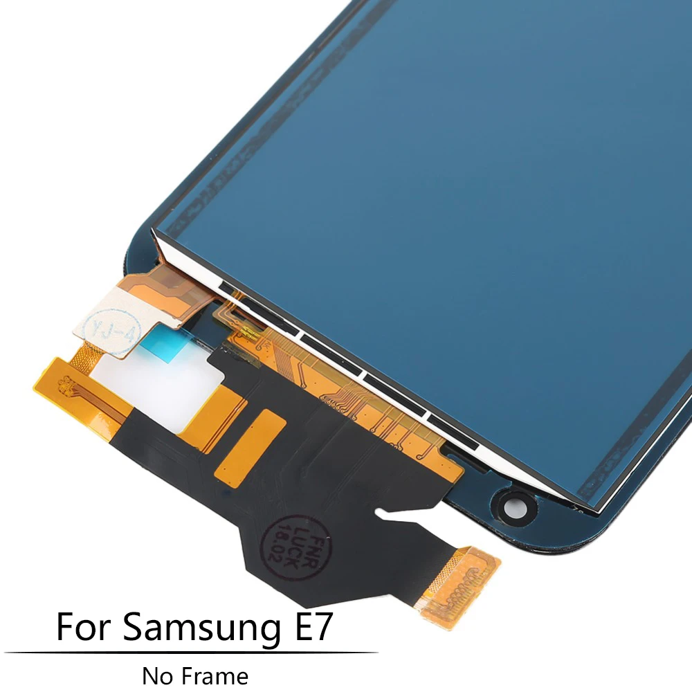 5," супер Amoled E700 Дисплей для samsung galaxy e7 ЖК сенсорный экран дигитайзер Замена для samsung E700 ЖК e7 ekran