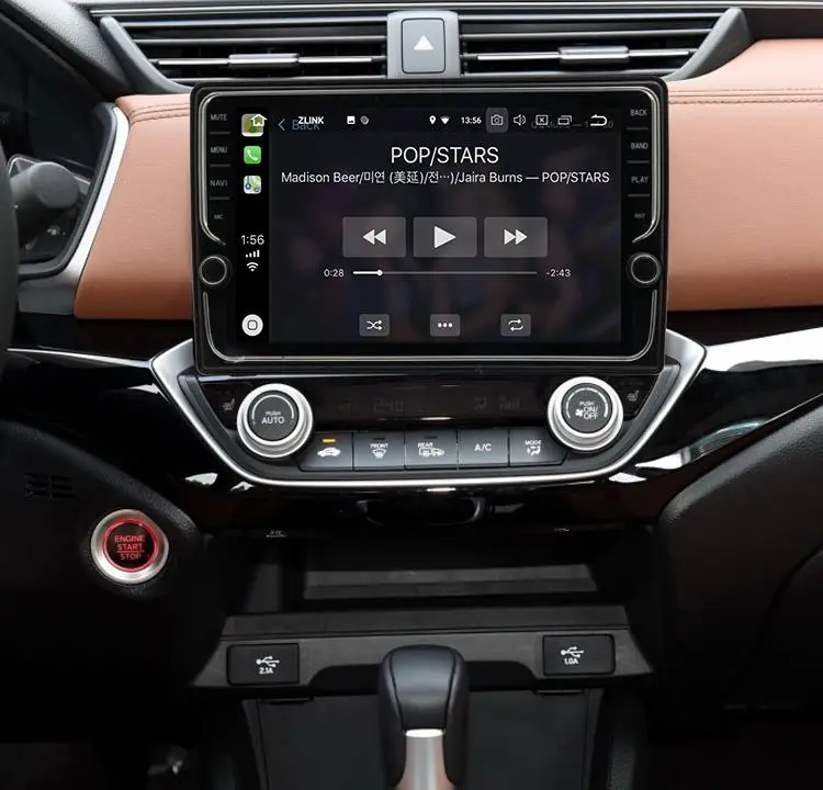 10 дюймов Android 8,1 автомобильный радиоприемник с навигацией GPS Зеркало Ссылка для Honda CRV головное устройство мультимедийный плеер