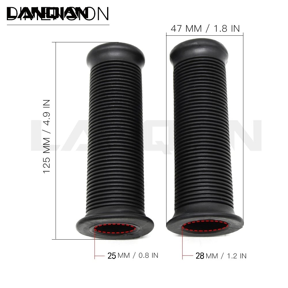 

25mm/28mm Motorcycle Rubber Handlebar Hand Grips Bar End Dirt Bike Accessories For Suzuki Ducti Yamaha TRIUMPH Accessories