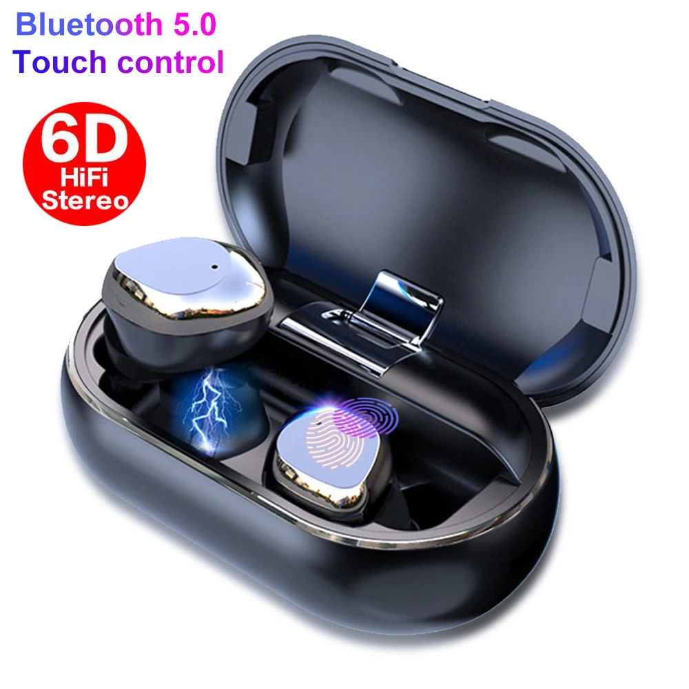 X26 TWS сенсорные беспроводные наушники Bluetooth V5.0 гарнитура IPX7 водонепроницаемые 6D стерео спортивные портативные беспроводные наушники для xiaomi