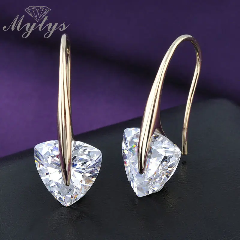 Mytys модные серьги новые модели серег с кристаллами E564|drop earrings|drop earring designsearrings designer