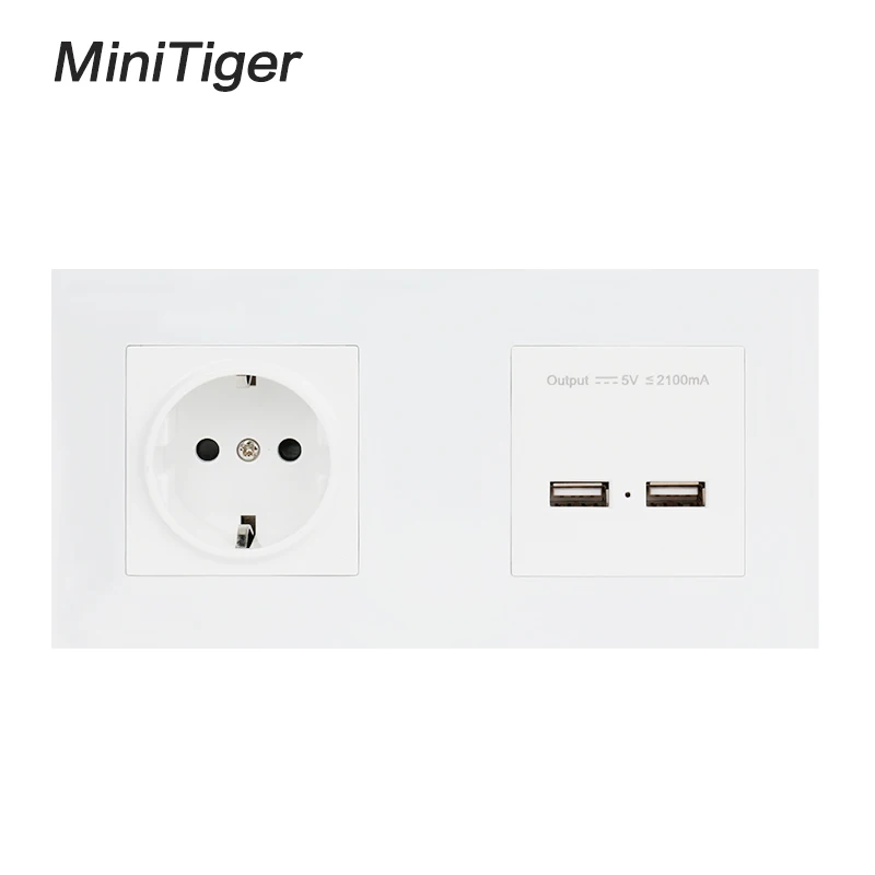 Настенная панель Minitiger для ПК настенная розетка европейского стандарта 16 А