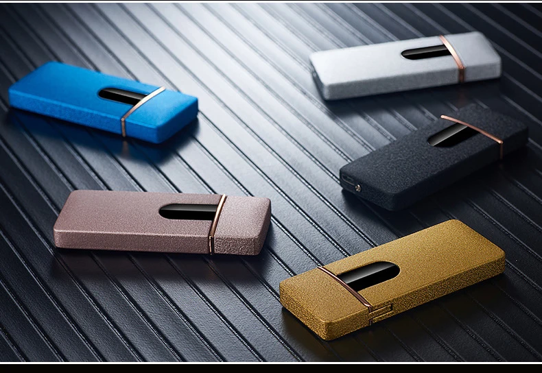 Двухсторонняя USB Зажигалка, мини металлическая зажигалка, электрическая зажигалка, электронные зажигалки, аксессуары для курения