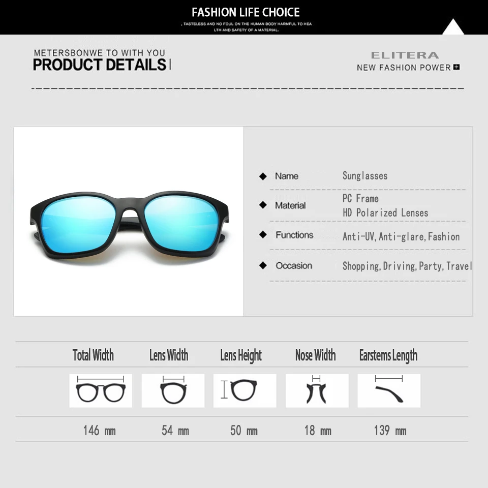 Очки солнцезащитные унисекс квадратные поляризационные в винтажном стиле|oculos