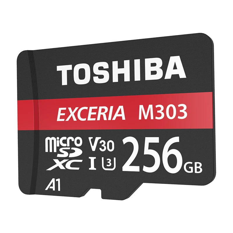 Оригинальный Toshiba EXCERIA M303 слот для карт памяти 256 ГБ 128 Гб 64 U3 Class10 4K UltraHD V30 TF флеш