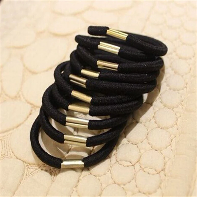 Бесплатная доставка 10 шт. черный и карамельный цвет держатель для волос