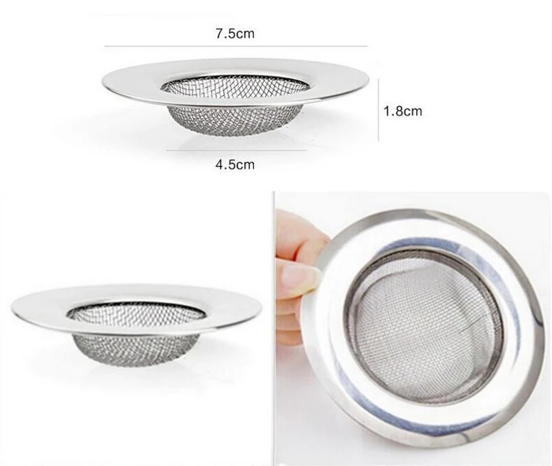 2 шт./компл. круглая стока из нержавеющей стали волосы в ванной стопор фильтры для