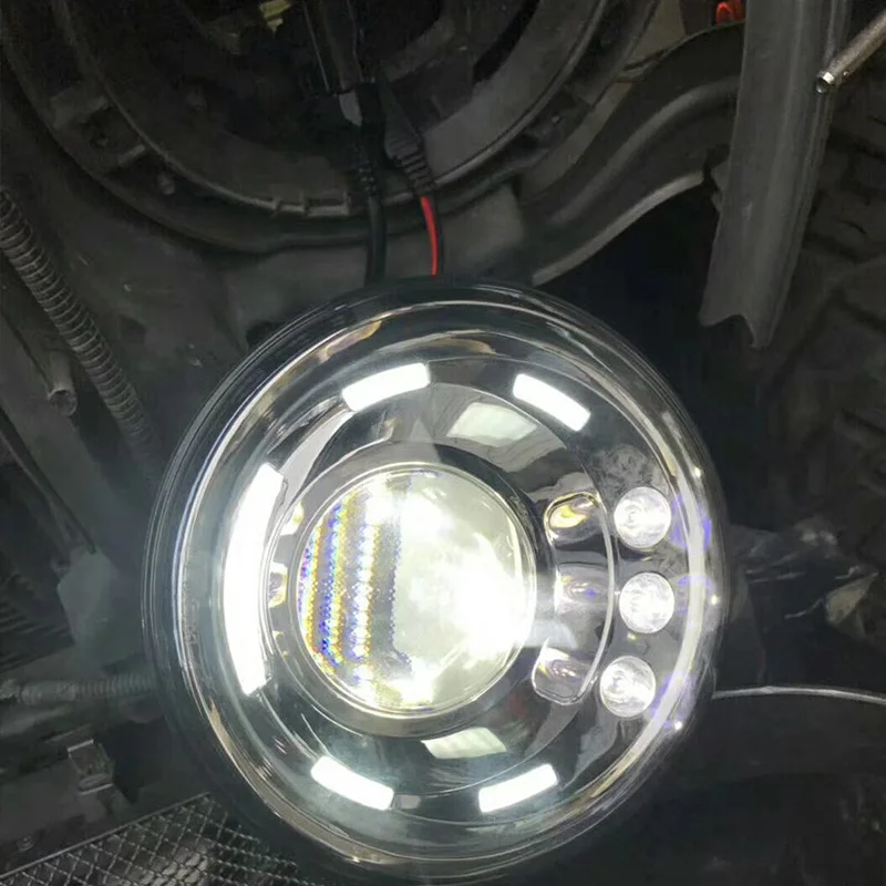 FADUIES 7 дюймов круглый H/ближнего света светодиодный фар для Lada 4x4 городская Нива Jeep