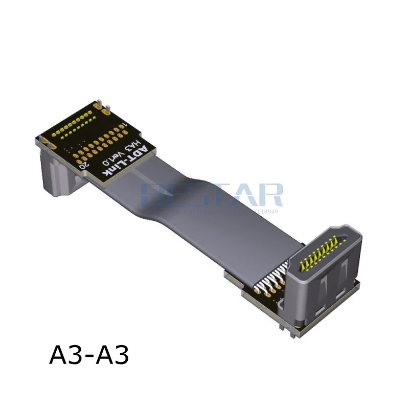 A3 A HDMI 2 0 FPV вниз угол 90 градусов адаптер 4K 2k @ 60 Гц к HDMI2.0 экранированный FPC плоский