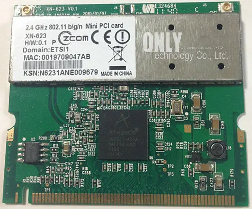 300 Мбит/с беспроводная карта ноутбука Atheros AR9223 Mini PCI ABGN 801.11N WIFI 802.11a/b/g/n Wi Fi Экспресс
