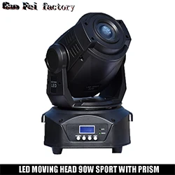 moving 90w Lyre Spot Moving Head светодиодный светильник 90 Вт гобо с 3 лицо призма для DJ сценического театра диско ночного клуба - Цвет: moving 90w