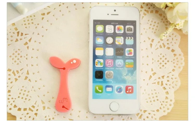 100 шт./лот случайные цвета сматыватель кабеля органайзер для USB-кабель зарядки