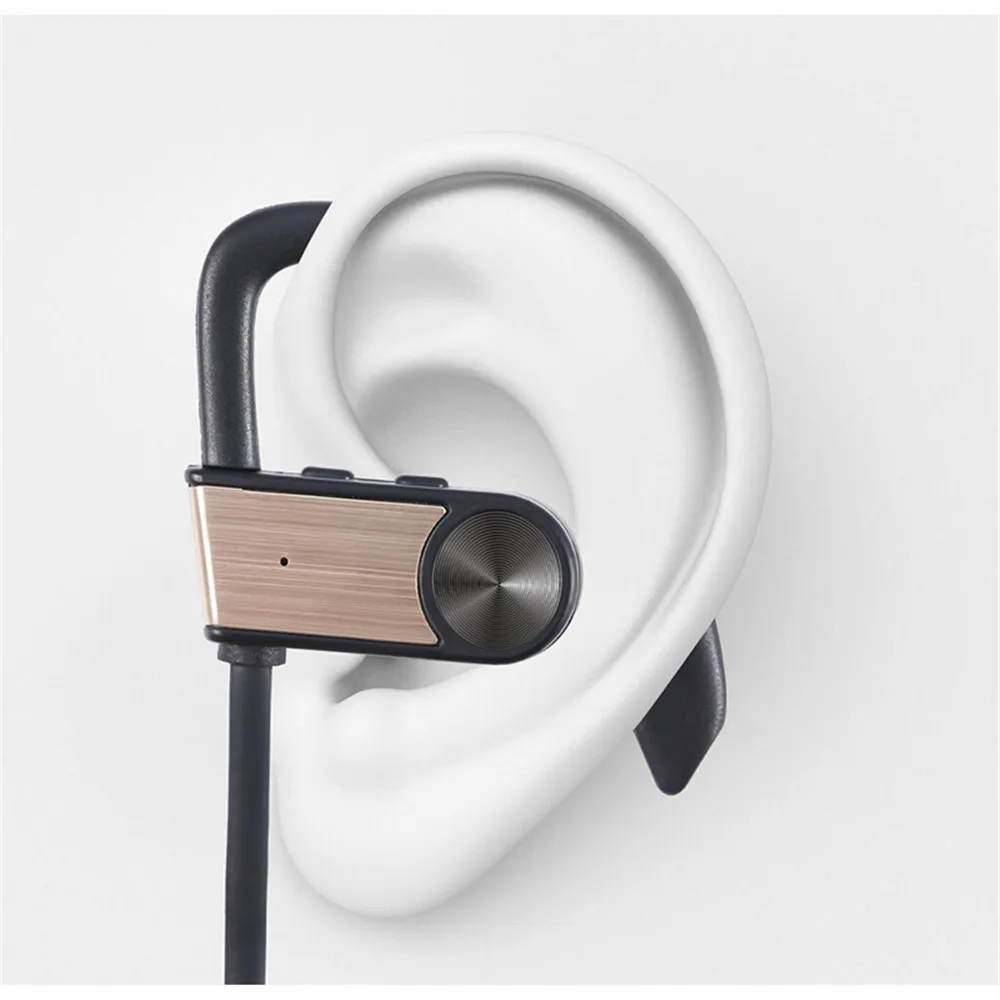 Беспроводной наушники Спорт Бег Bluetooth Шум отмена в ухо IPX4 Водонепроницаемый