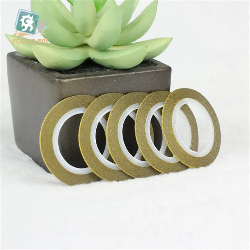 8 цветов/партия дизайн ногтей Блестящая лента лазерное Сверкающее золото/серебро