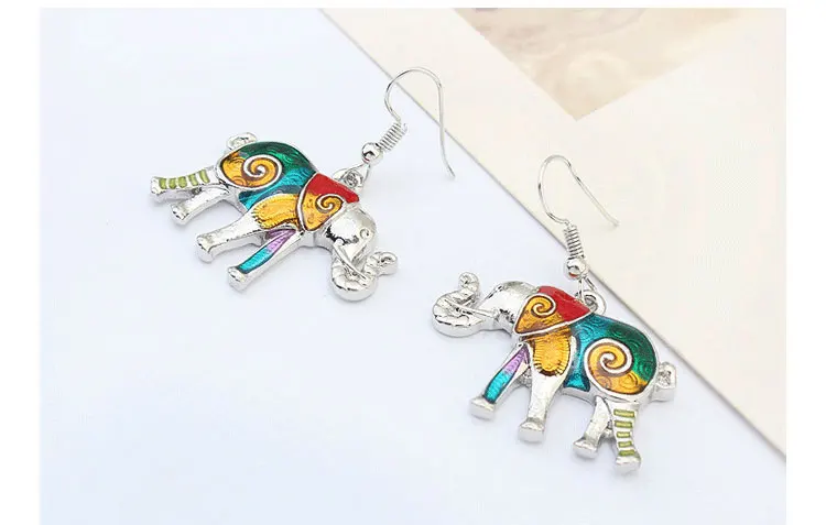 2018 Hot Lovely Elephant Pendants Jewellry Vintage Necklace + Earrings Jewelry Sets For Women FQL7261 | Украшения и аксессуары