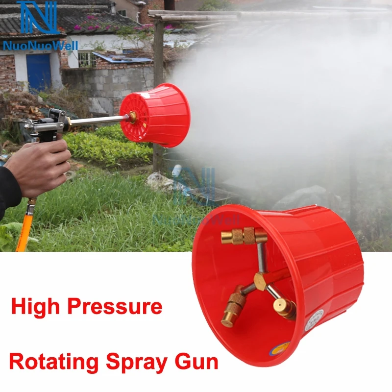 

Agricultural Atomizing Nozzle Fruit Tree Air Supply Type Long Range Spray Gun Plunger Pump High Pressure Pesticide Irrigation