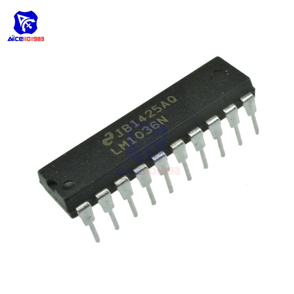Оригинальные интегральные схемы LM1036 LM1036N TONE/VOL/BAL DUAL DC 20-DIP 5 шт./лот - купить по