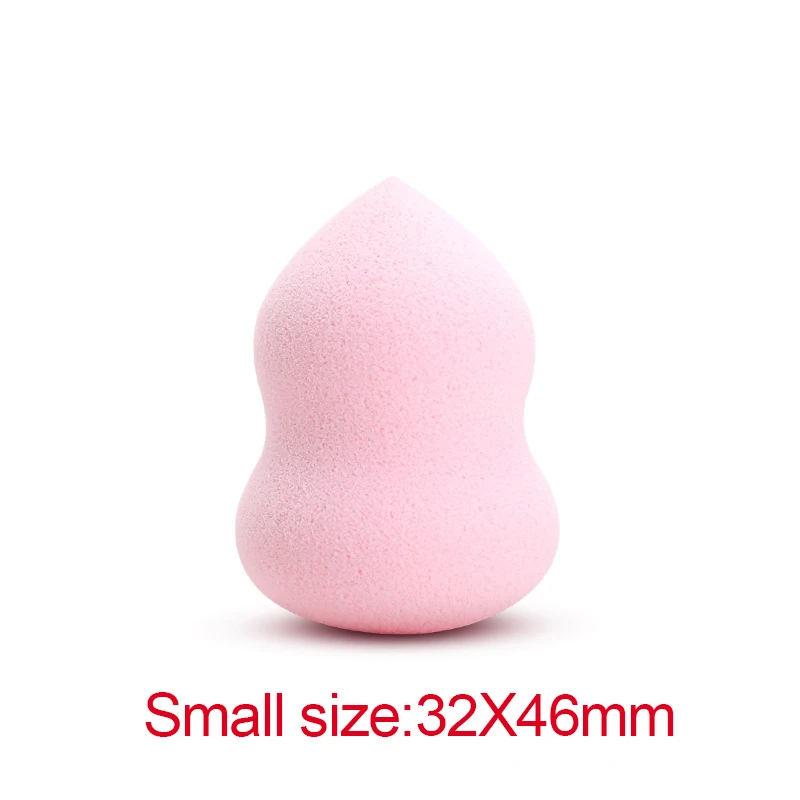 Cocute beauty губка для макияжа, косметическая пуховка, гладкая основа, губка для макияжа, высокое качество, пудра для лица, цветная пуховка для подарка - Цвет: Small Pink