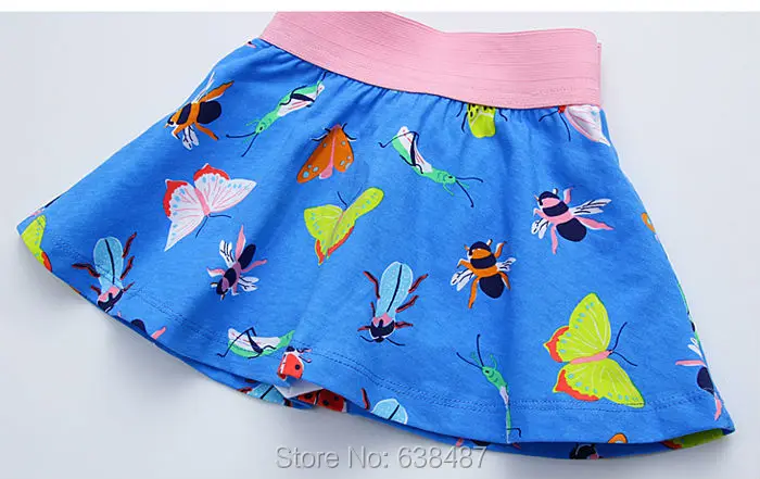 Новая брендовая одежда для маленьких девочек юбка из 100% хлопка детская летняя