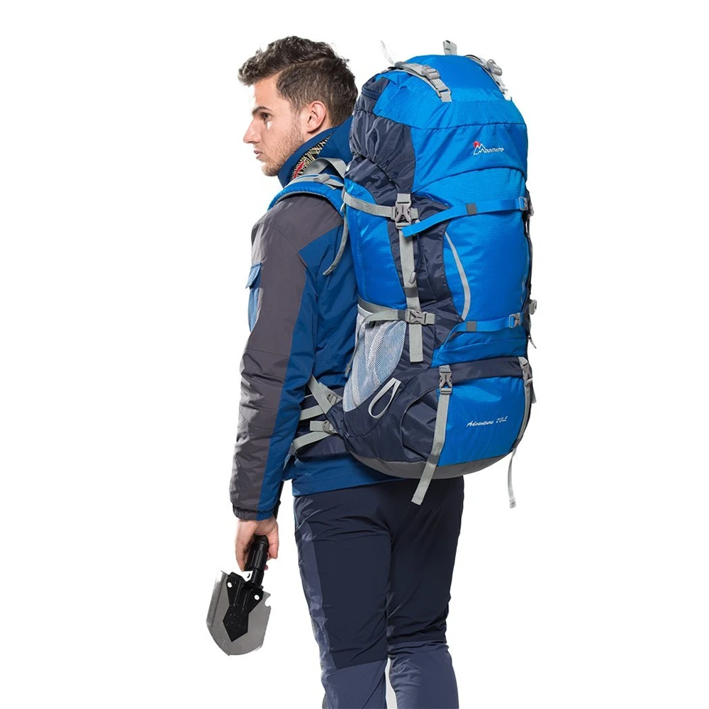 70L Climbing Bag Cologne Material Internal Frame Unisex Packs for Travel Hiking Outdoor Long Distance Camping Backpack | Спорт и