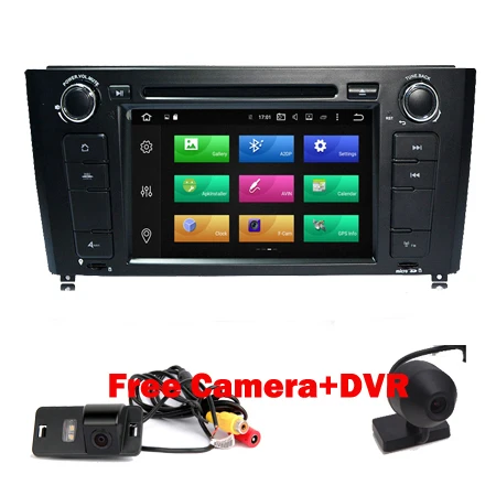 1 Din 7 &quotAndroid 6 0 Восьмиядерный автомобильный dvd плеер стерео для BMW E81/E82/E88 (2004 2011) Wifi 4G