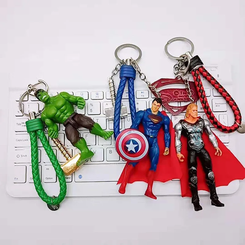 2019 супергероев Marvel Мстители кольцо для ключей Капитан Америка Железный человек