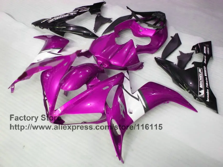 MOTOMARTS персонализированный фиолетовый! Обтекатель для YAMAHA YZF R1 2004 2005 2006 Обтекатели