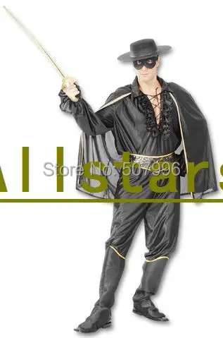 Новый костюм для вечеринок пар Зорро мужчин и женщин D 1534|zorro costume|costume for mencouple costume |