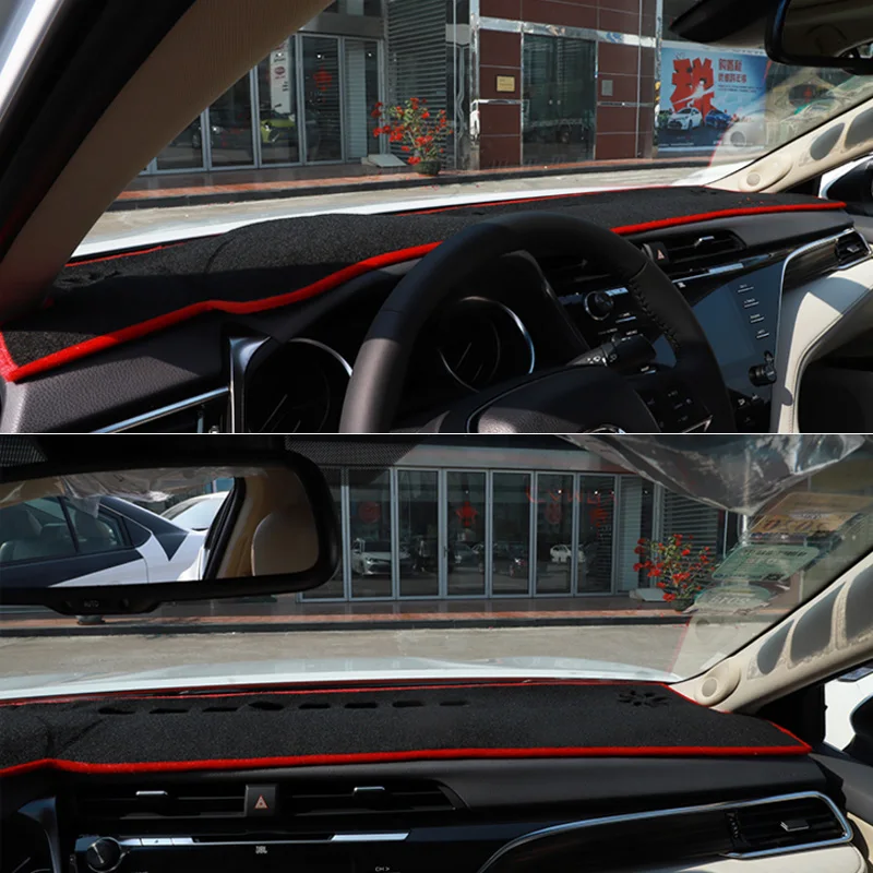 Коврик для приборной панели QCBXYYXH Toyota 8th Camry 2017 2018 защитный коврик интерьера