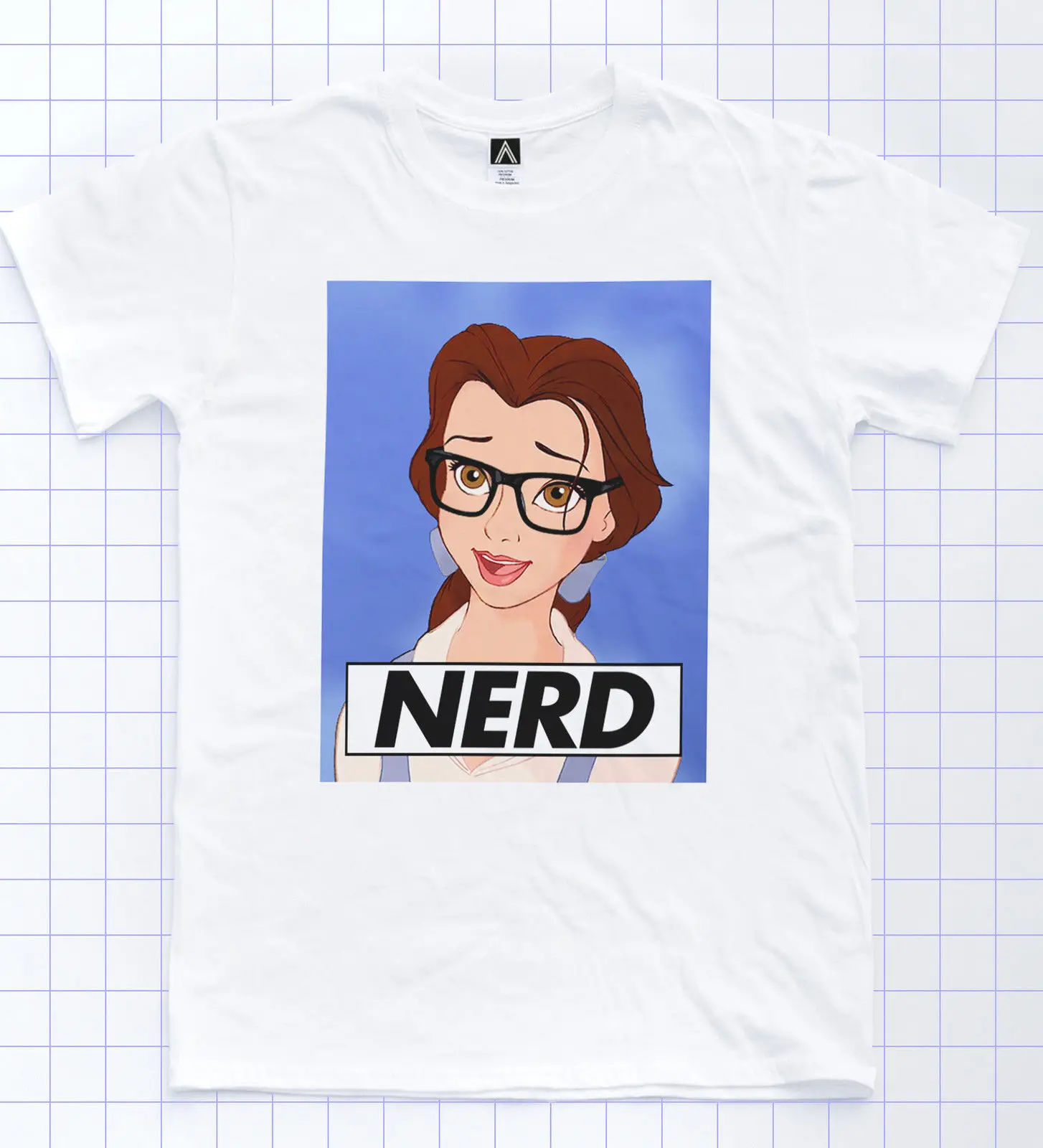 Футболка принцессы Nerd Belle Красивая Классическая футболка с изображением зверя