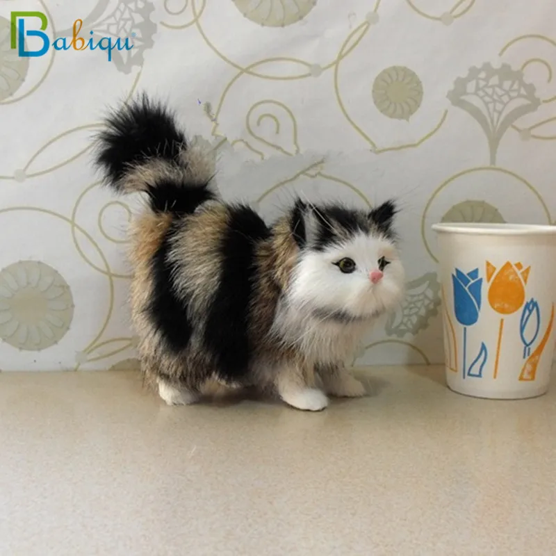 Babiqu супер милая кошка со звуком игрушка плюшевые набитые искусственные