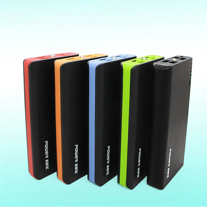 Высококачественный зарядный корпус электропитания 2.1A 4USB 6x18650 батарея DIY зарядное