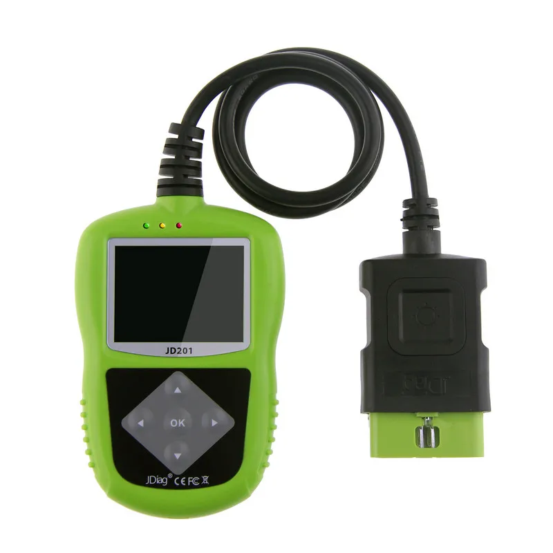 JDiag оригинальный OBD2 код читателя автомобильной сканер Цвет Экран OBDII/EOBD/CAN