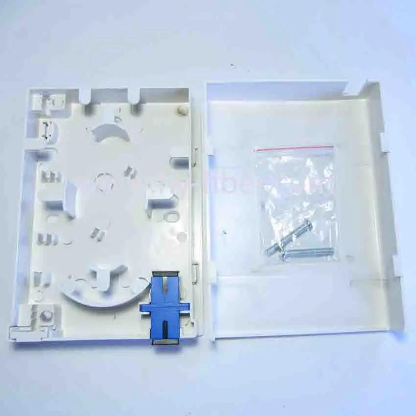 Волоконно-оптическая Клеммная коробка FTTH распределительная 1 ядро настенная