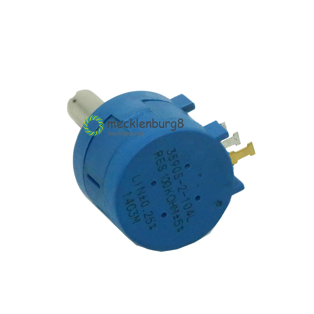 3590S-2-104L 100K Ом прецизионный потенциометр с вращающейся проволочной обмоткой 10