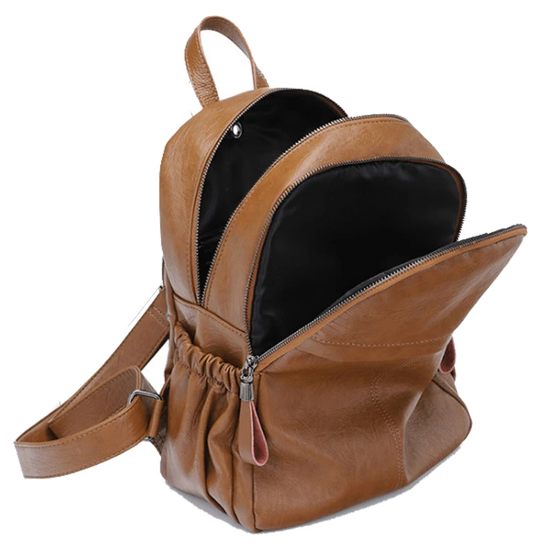 Chuwanglin Модный женский рюкзак из натуральной кожи, школьный рюкзак mochila feminina, простой рюкзак, дорожные сумки B5180