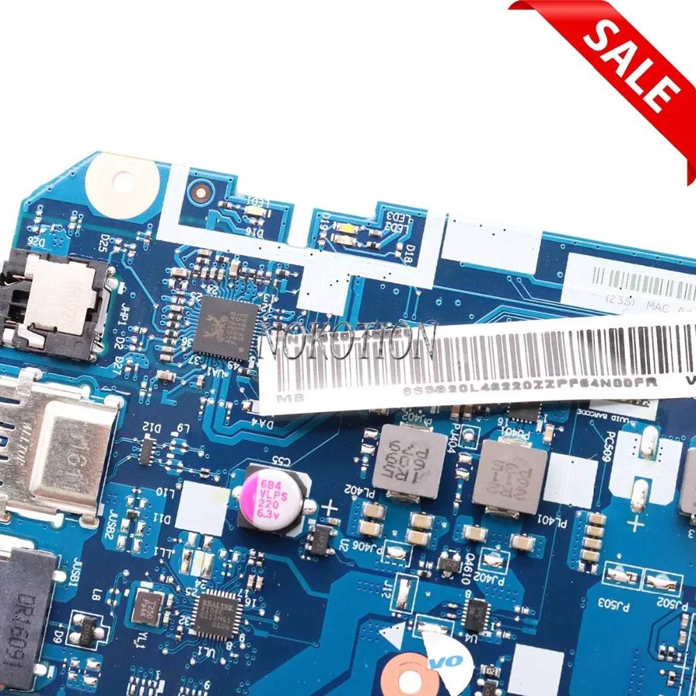 NOKOTION 5B20L46220 CG520 NM-A801 материнская плата для ноутбука lenovo ideapad 110-15IBR основная |