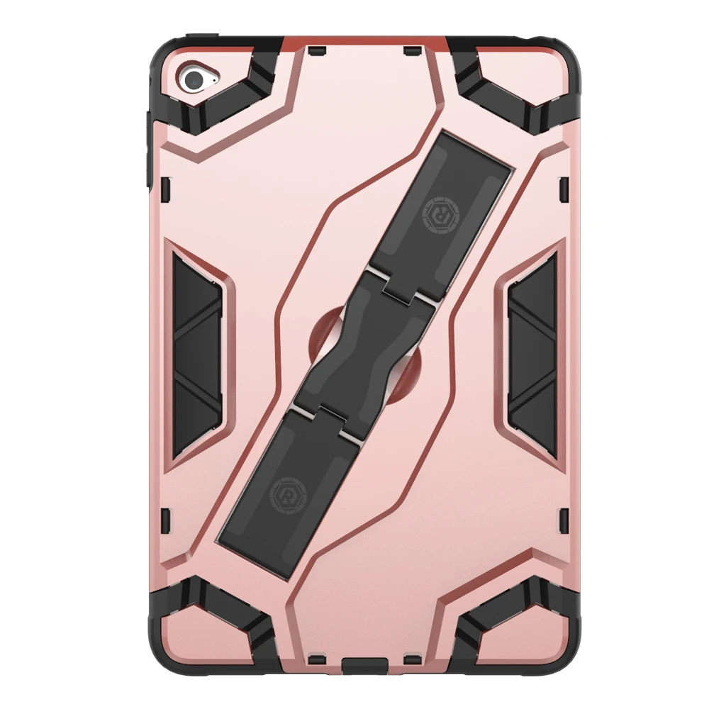 

Hybrid Armor Case For Apple iPad mini 4 7.9" Heavy Duty Shockproof Tablet Case For Apple iPad mini 2019 Hidden Stand Cover