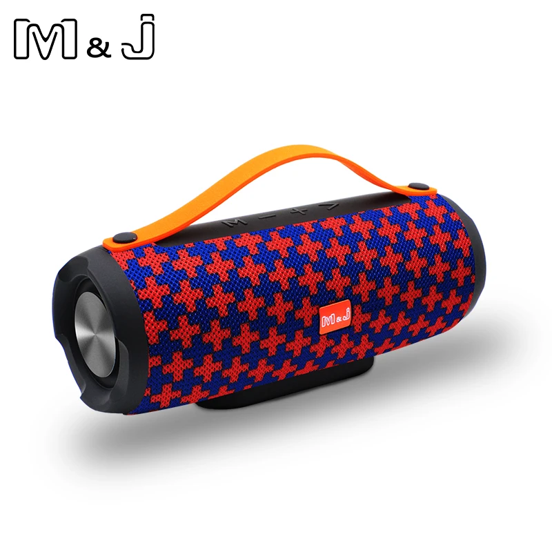 M& J открытый Bluetooth динамик беспроводной портативный стерео звук глубокий бас 10 Вт система MP3 Музыка Аудио AUX с микрофоном для Android IOS