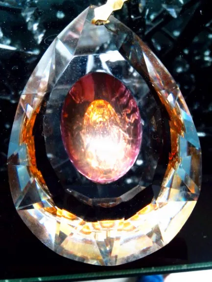 100 шт. 63 мм бордовая люстра с кристаллами | Лампы и освещение