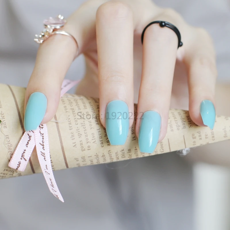 24 шт мода раздел конфеты цвет форма гроба ногти популярные продажи короля