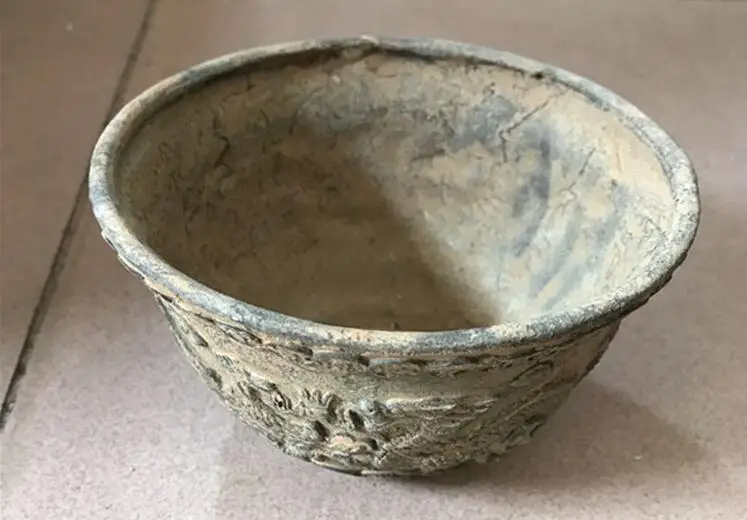 Antique old antique bronze objects unearthed miscellaneous copper bowl Shuangfeng collection | Дом и сад